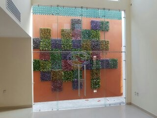 Trabajo de cancelería de aluminio
